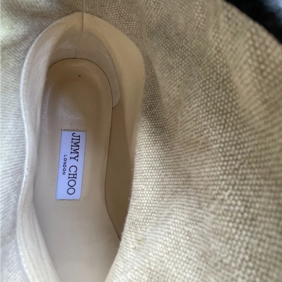 Jimmy Choo Black and Cream Patterned Ankle Boots - Picture 12 of 15